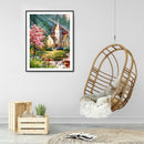 Diamond Painting 5D Full Round Drill Mosaic DIY Countryside Scenery Ornament Kit