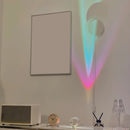 USB Projector Lamp Egg Crystal Atmosphere Night Light Home Decor (Rainbow) Newly