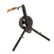 Winter Folded Triangular Black Fishing Rod Ice Fishing Flag Diaoyutai ABS