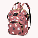Fashion Women Printing Mummy Diaper Bag Nappy Large Handbag (Cartoon Cats)