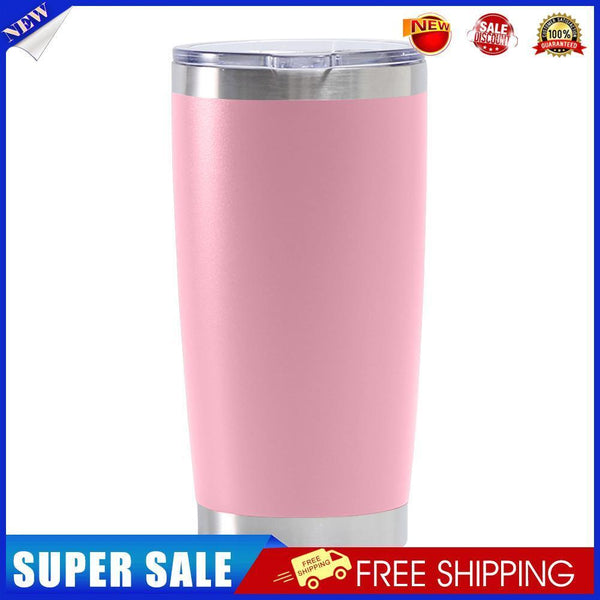 Thermal Car Mug Cup Stainless Coffee Vacuum Insulated Water Bottle (Pink)