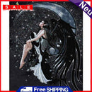 Cross Stitch Full Embroidery Dark Angel Character 11CT Stamped Needlework Set