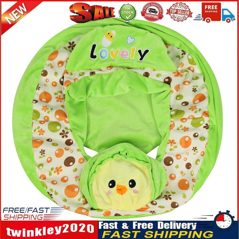 Floral Print Baby Sofa Cover Seat Support Learning To Sit Chair Case (B) Newly