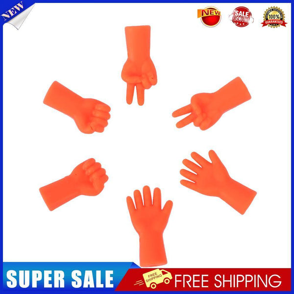 6pcs Cute Knitting Point Cap Needle Tip Protector Anti-shedding (Orange)