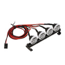 4LED White Lights Round Lampshade for 1/10 Axial Climbing Car Crawler Part Newly