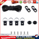 D Ring Mooring Deck Fittings Canoe Kayak Bungee Cord Rope Rigging Kits Newly