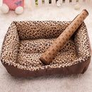 PeDog Cat Summer Cooling Bed Straw Bamboo Cozy Sleeping Pad Mat(Brown)(S)