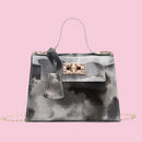 Fashion Women Tie Dye Print Shoulder Crossbody Bag Casual Chain Mini Flap Purse