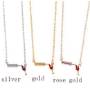 Personalized design Jewelry Wine Bottle Cup Necklace Pendant clavicle chain