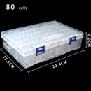 Plastic Transparent Diamond Painting Storage Nail Holder Case Rhinestone Box