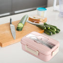 Microwave Lunch Containers Box with Compartments Bento Food Storage for Office