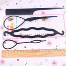 Black Women  Hair Twist Styling Tools Bun Maker Donut Stick  Braid Clip
