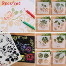 Painting Stamp Layering Stencils Embossing Template Flower Pattern Scrapbooking