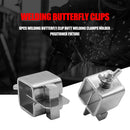 8pcs Stainless Steel Butterfly Valve Welding Clamps Holder Positioner Fixture