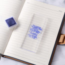 Acrylic Stamp Block Clear Stamping Tool Set with Grid Line Craft (5x12cm) Newly