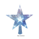 LED Star Night Light Five-point Lamp Christmas Tree Top Xmas Tree Decor (3)