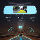 HD 1080P 4.3 inch Dual Lens Car DVR Rear View Mirror Dash Cam Video Camera Newly