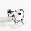 Personality Simplicity Ear studs Ear Bone Clip Rose flower Earring Ear studs