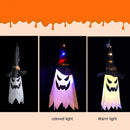 Halloween Decoration LED Flashing Light Glowing Wizard Ghost Hat Lantern (W