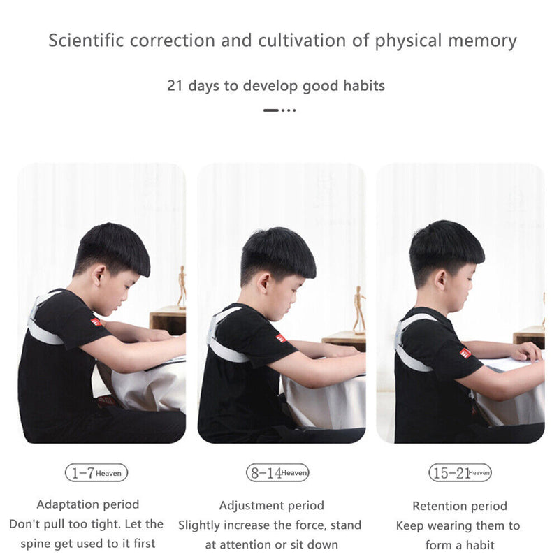 Posture Corrector Belt Adjustable Clavicle Spine Back Shoulder Unisex Corre