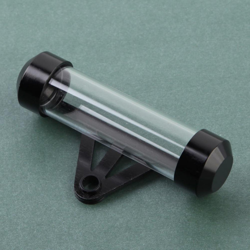 Black Waterproof Motorcycle Motorbike Tube Tax Disc Cylindrical Holder Newly
