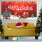 Christmas Flag - Foldable Vivid Color Merry Christmas Flag with Metal Grommets