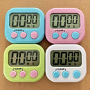 5pcs LCD Digital Timer Magnetic Kitchen Countdown Alarm Clock (Green)