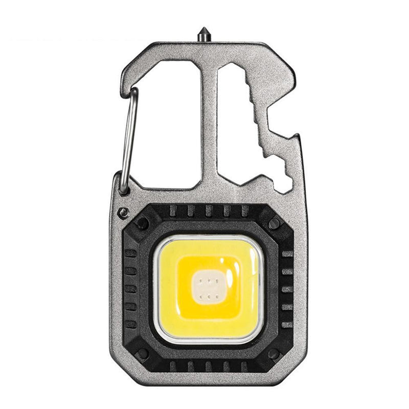Mini LED Flashlight Keychain Can Opener Outdoor Camping Lights (Bracket)