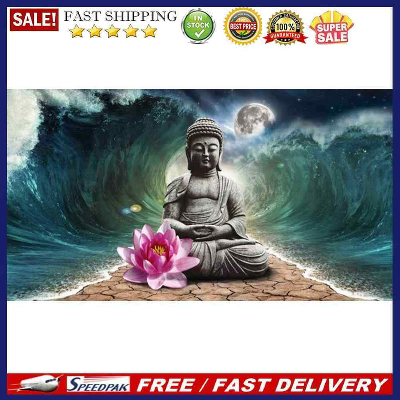 Buddha Statue Full Round Diamond Painting DIY Mosaic Picture Kit Home Decor