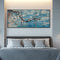 A Plum Blossom Oil Paint By Numbers 3 Panels Canvas DIY Hand Painted Wall A
