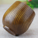 Wooden Big Belly Cup Jujube Wood Beer Mug Tea Coffee Drinking Cups (Foot) Newly