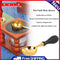 Copper fire color seal paint spoon wood handle burning melting stamp metalw