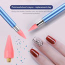 2pcs Point Drill Pen Replacement Clay for DIY Square Round Diamond Painting T