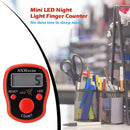 0-99999 LCD Finger Counter LED Luminous Electronic Tally Counter (Red)