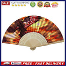 Independence Day Eagle Oil Paint Folding Fan By Numbers DIY Home Decoration G
