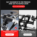 4000mAh 4"" 1 LED Bicycle Mobile Phone Holder with Headlight 120dB Bell Horn