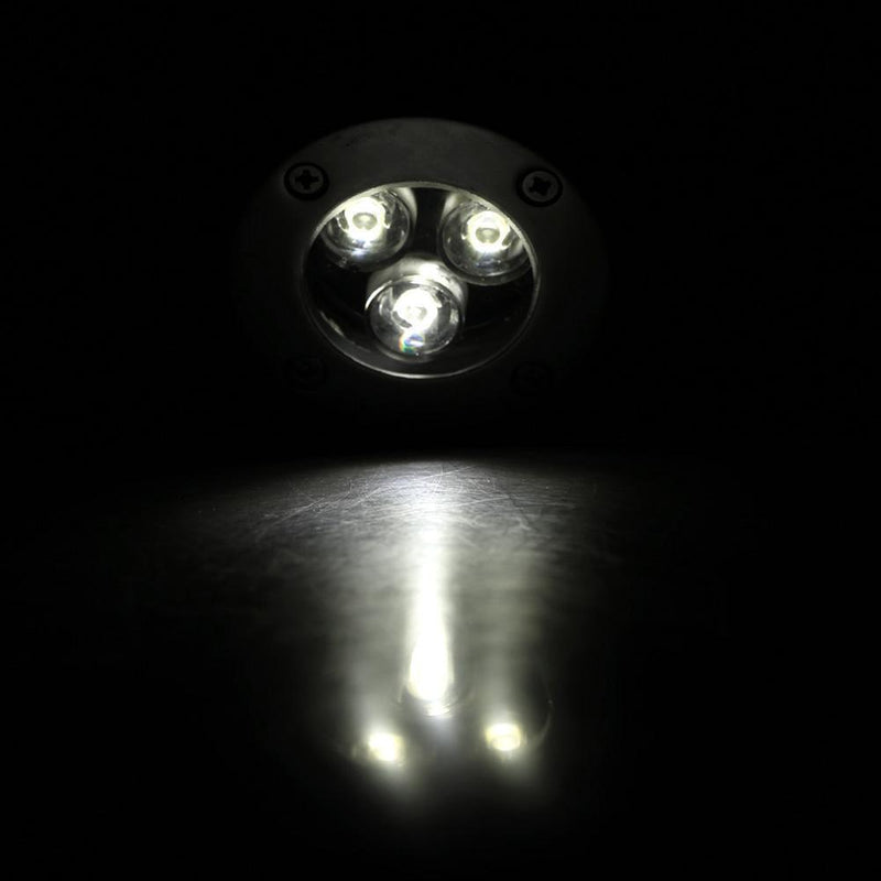 3W LED Underground Light IP65 Buried Recessed Floor Outdoor Lamp White  Newly