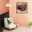 DIY Diamond Painting Kits Full Round Drill Red Car by Woods Home Decoration Gift