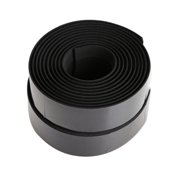 1 Pair Cycling Bike Black Non-slip Handlebar Tape Wrap with 2 Bar Plugs  Newly