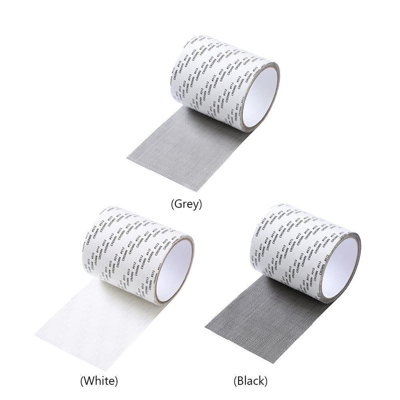 3pcs Repair Tape Self Adhesive Mosquito Window Net Repair Patch(Black)