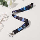 Fabric Moon Metal Clasp Card Lanyard Key Lanyard Neck Lanyard Phone Lanyard