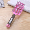 Wet Curly Detangle Hair Brush Bristle Nylon Massage Scalp Hair Comb Styling T