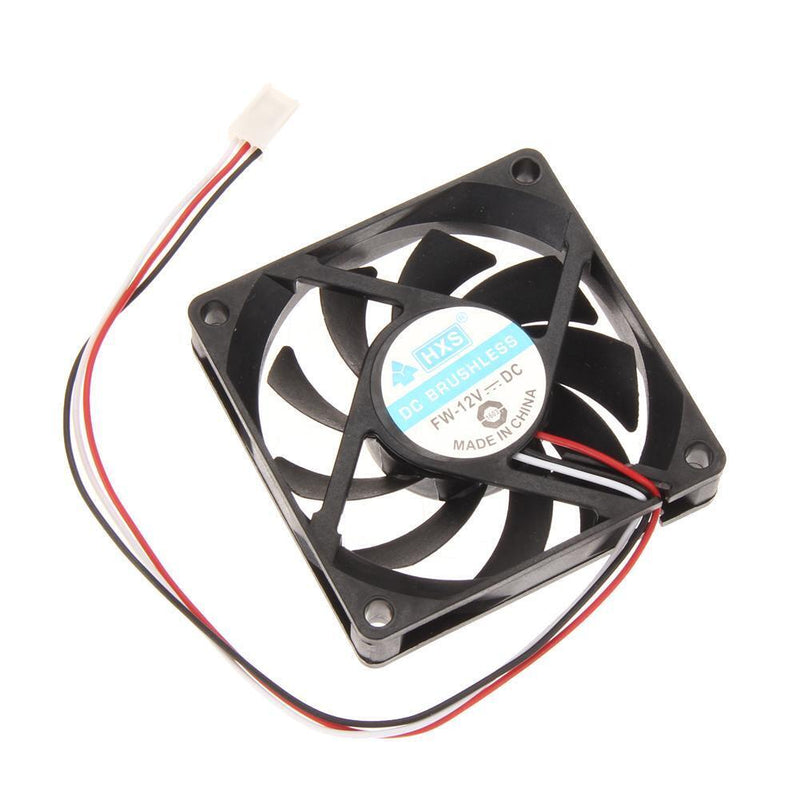 Portable Computer Case Cooler 12V 7cm 70mm PC CPU Cooling Cooler Fan Newly