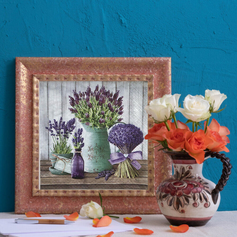 Diamond Painting Kit Lavender Bouquet Full Round Drill DIY Mosaic (sz1685)