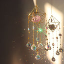 Crystal Wind Chimes Wall Window Door Hanging Ornaments Room Garden Home Decor