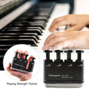 Flanger Piano Finger Trainer Exerciser Guitar Finger Strength Tool (Black) Newly