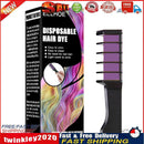 Hair Chalk Disposable Hair Dye Washable Healthy Hair Dyeing Brush (Purple) Newly