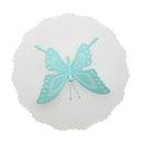 Cute Butterfly Silicone Cup Lids Anti-dust Leakproof Mugs Cover (Blue) Newly