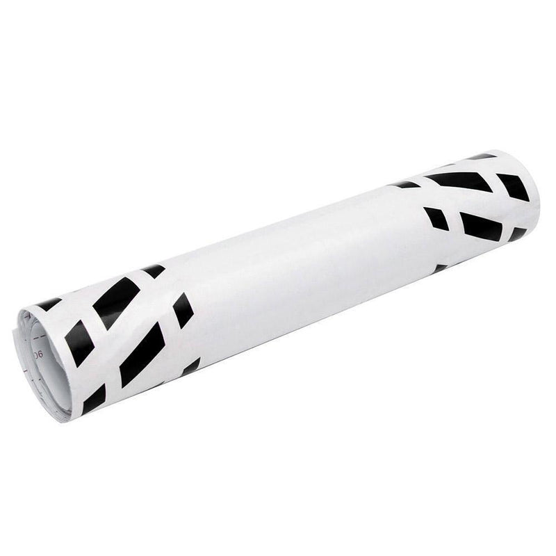 2pcs Car Body Stickers Long Stripe Side Skirt Decoration Decals (Black) Newly
