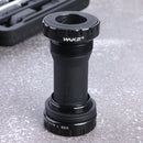 Press Fit Bottom Brackets Bicycle MTB Road Bike Aluminum Axis Parts (Black)